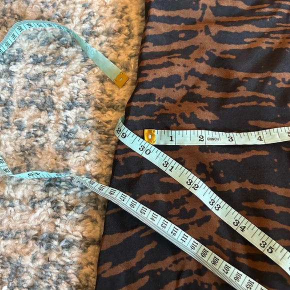 Staud Zebra Print Mini Dress Sz 2 Brown Black Bodycon Slip Adjustable Straps - Picture 6 of 7